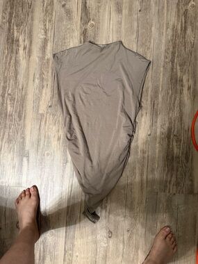 Abercrombie & Fitch Taupe Sleeveless Tunic Tank